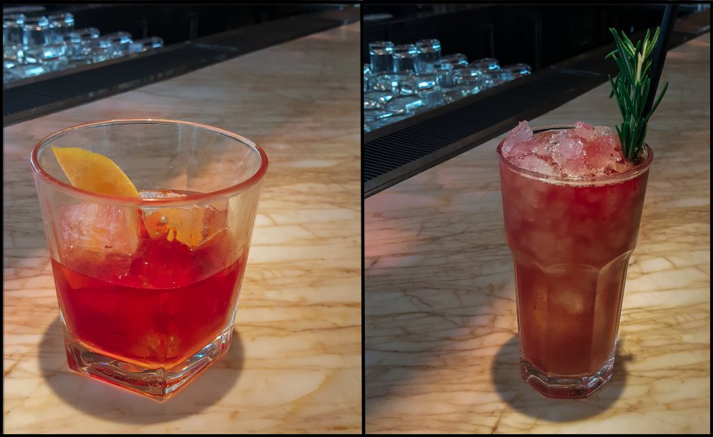 The Sunset Strip and Pomegranate Punch from Kost.